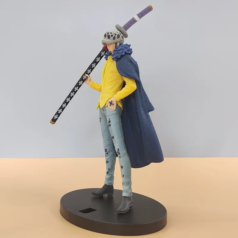 Patung Anime Jepang 20cm satu bagian DXF Wano Country Trafalgar Law PVC koleksi Model hadiah mainan