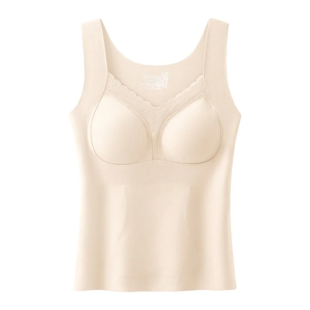 

Облегающий бесшовный терможилет, пуловер с фиксирующими подушечками, шерстяные теплые майки, антистатическое нижнее белье, майка на бретелях