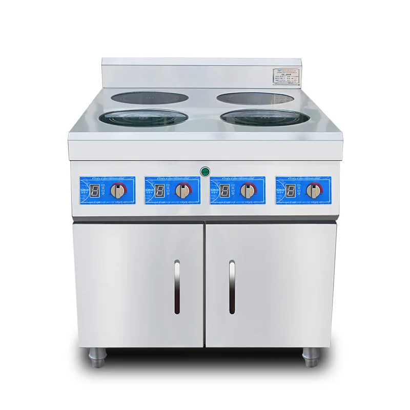 

Commercial electromagnetic four-head cooker, high-power four-eye induction cooker, rice cooker, catering equipment