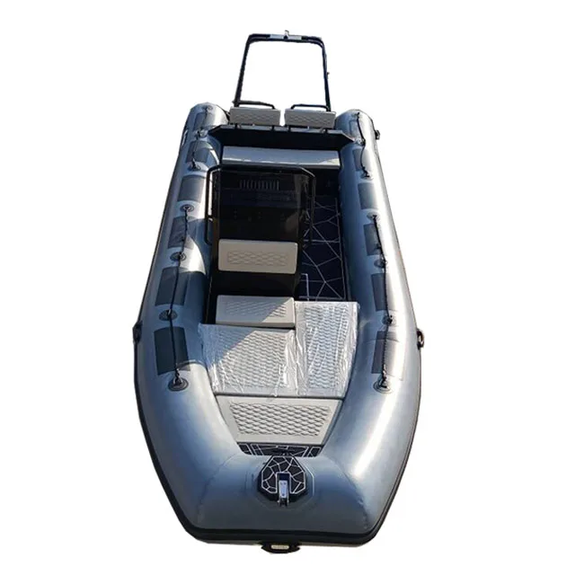 Barcos infláveis de alumínio RHIB 660 ORCA Hypalon do mestre do oceano de alumínio 22ft do esporte