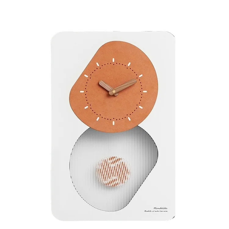 

Internet celebrity clock wall clock personality creative modern simple background wall decoration art