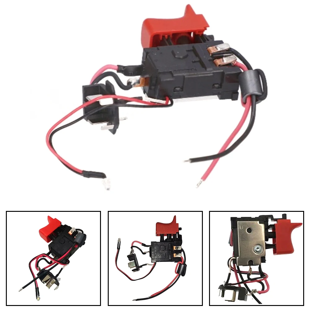 

Запасной переключатель-триггер для дрели, электрический контакт, простая установка, низкий профиль, для ремонта и обслуживания (как на фото)