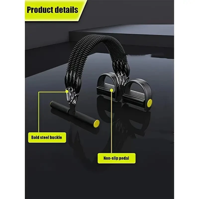 1 قطعة شريط المقاومة مع مقابض حبل سحب مرن للخصر الذراع الساق تجريب معدات تمارين اللياقة البدنية المنزلية متعددة الوظائف #4