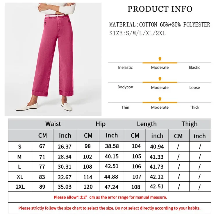 فضفاض مستقيم الساق الجينز تسعة قطع السراويل النسائية عارضة السراويل مريحة تناسب الدنيم عالية الخصر تأثير التخسيس