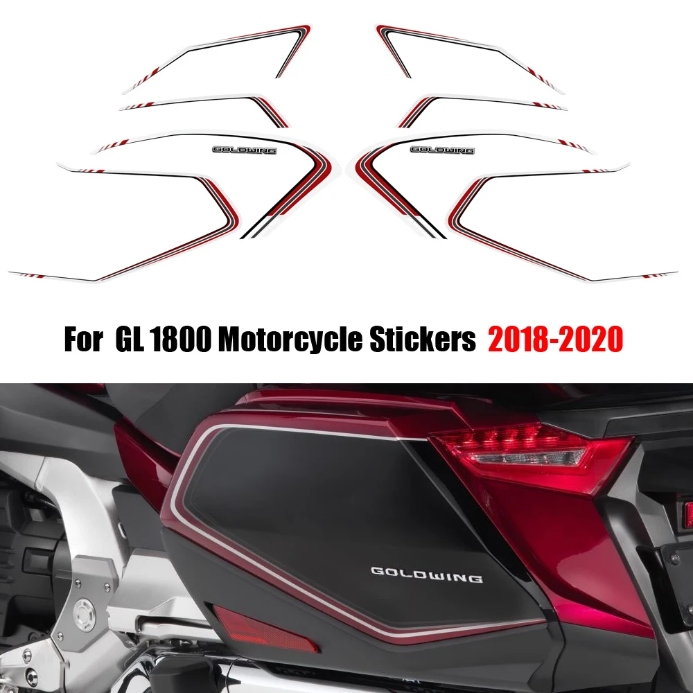 

2018 2019 2020 For HONDA Goldwing GL1800 GL 1800 Tank Pad Tour Stickers Decal Kit Cases Protector Fairing Fender Trunk Luggage