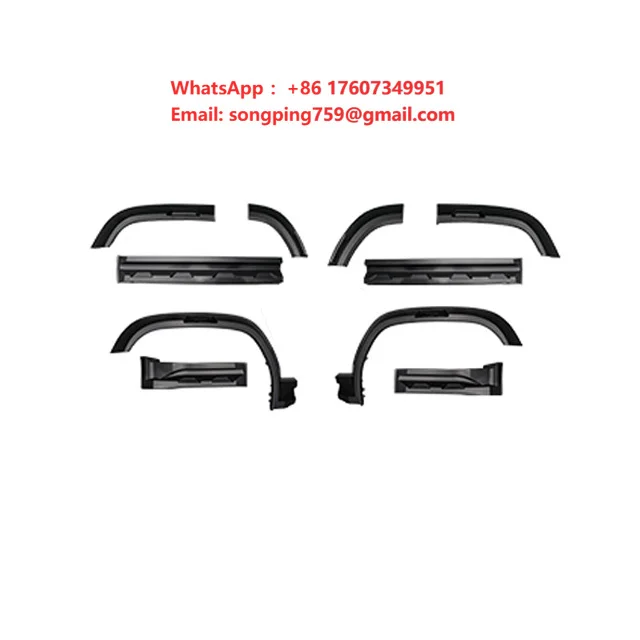 

High Quality Front Rear Wheel Eyebrows Arches Side Skirts for Jetour T2 Traveler 2025 Car Accessories