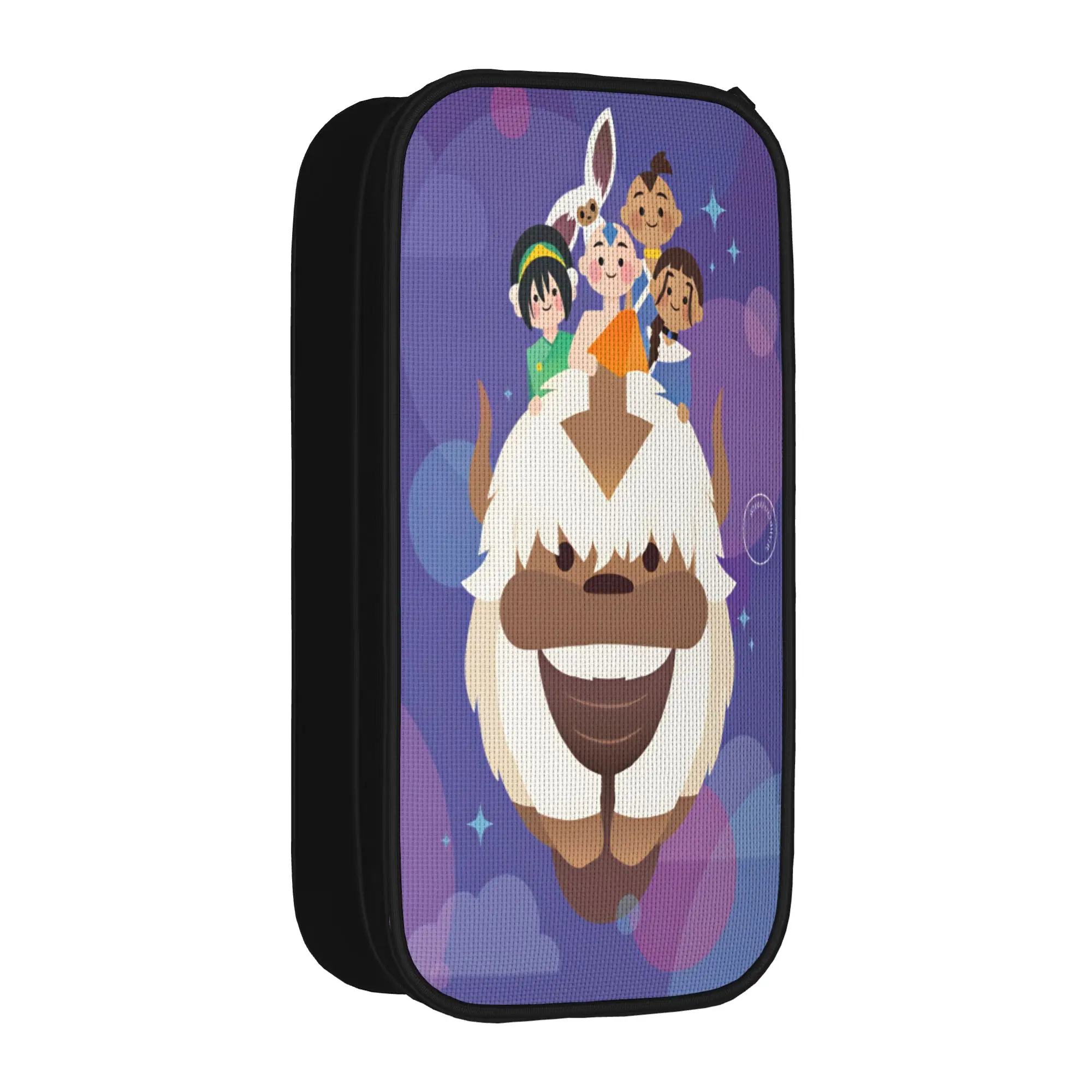 Avatars Airbenders Pencil Case  Canvas Pencil Box Boy Girl Aesthetic Large School Pencil Cases Supplies