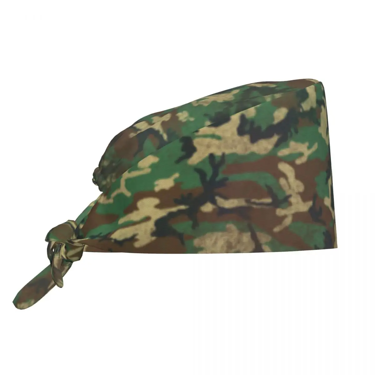 Gorros exfoliantes de camuflaje, gorros quirúrgicos multicámara para comprobar dientes, estilo Unisex, gorros de trabajo médico veterinario para agencia de cuidado de mascotas