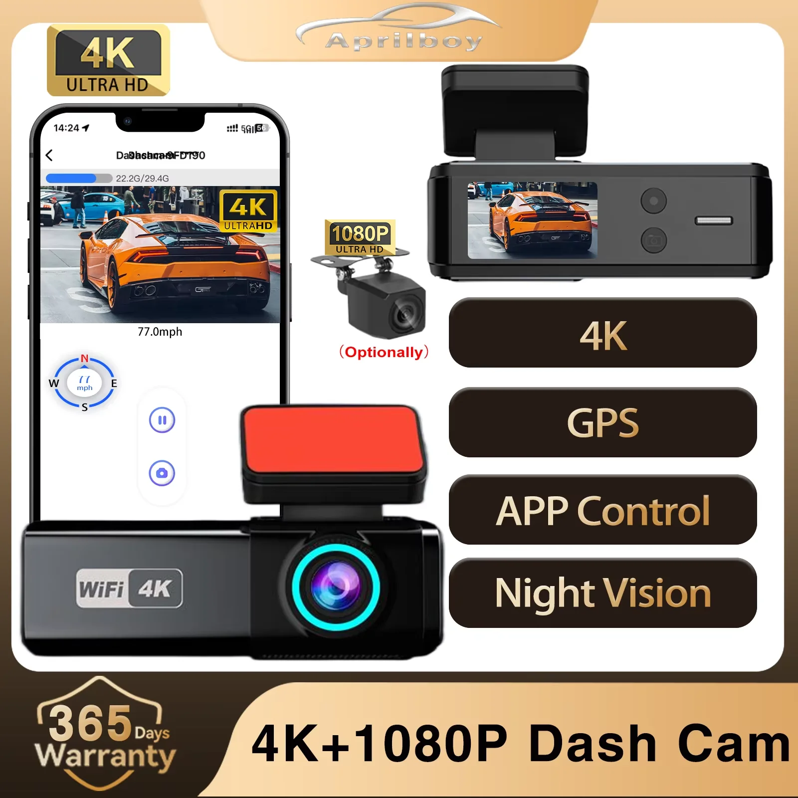 Aprilboy K8 Dash Ca…