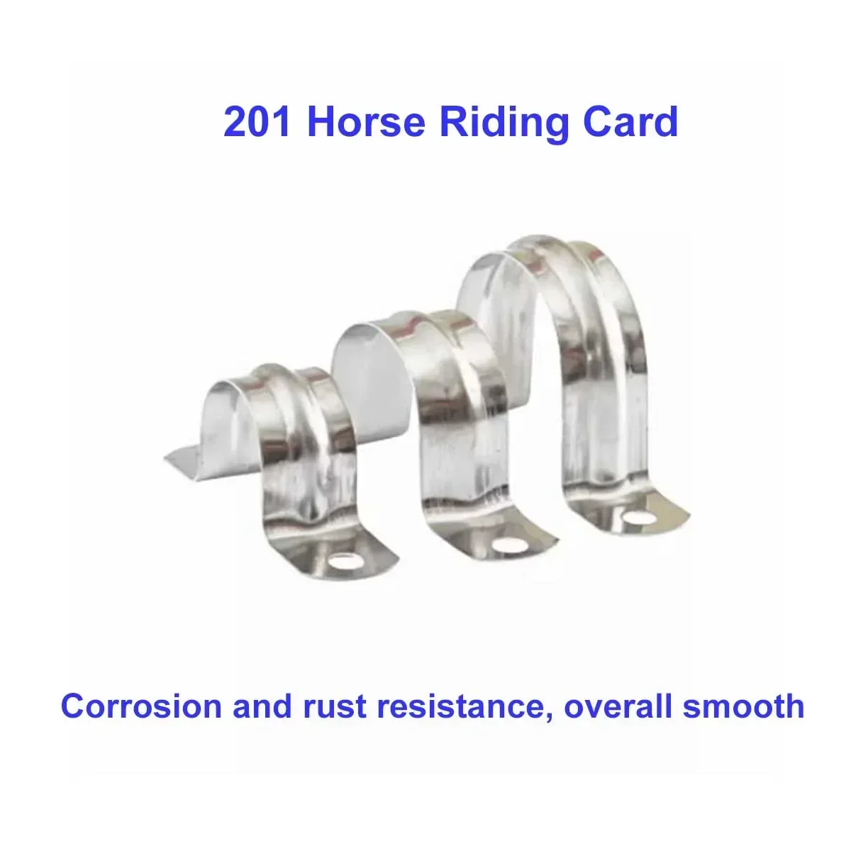 

201U Shaped Buckle, Horseback/Stainless Steel Fixing Buckle, Water Pipe Clamp, Perforated u-Shaped Clamp M8-M110