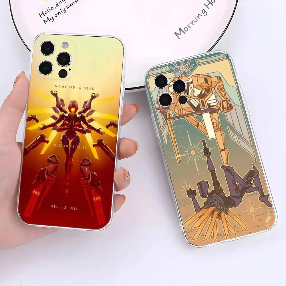 

U-Ultrakill Game Phone Case For iPhone 17,16,15,14,13,12,11 Pro,Max,Plus,X,XS,XR,SE4,E Mini Transparent Soft Cover