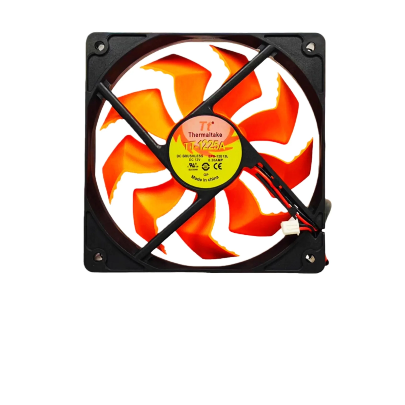 

​ Для Thermaltake TT-12025A 12 В 0,30 А 2-проводной корпус/источник питания бесшумный охлаждающий вентилятор без светодиодов-1880 об/мин ​