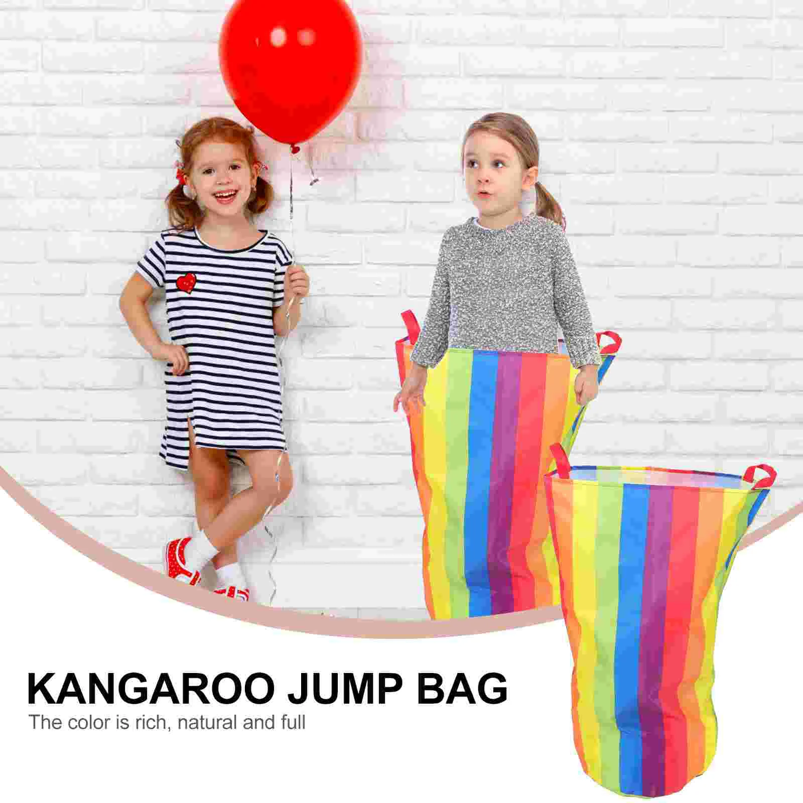 Kangaroo Jumping Bag Childrens Toys Kids Early Educational Outdoor Game Prop Aldult Oxford Cloth Race Supplies Team Gift