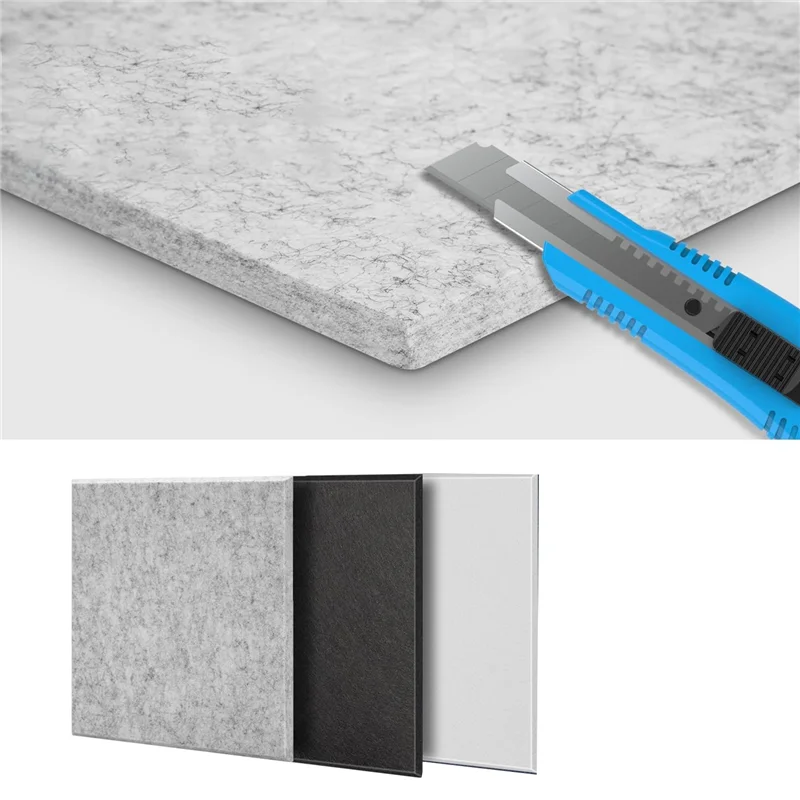

ABJM-10Pack Sound Proof Panels For Walls,Self-Adhesive Acoustic Panels 12X12x0.4In For Recording Studio,Office,Home