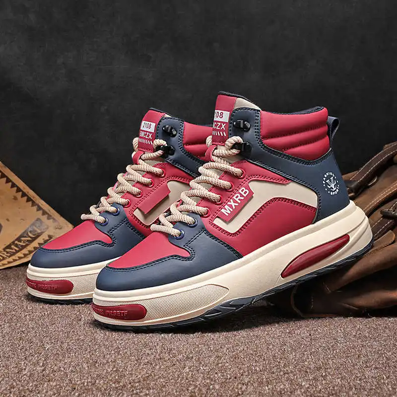 Hip Hop Winter Mens High Top Shoes Mens Shoes Size 13 Us Autumn Spring Ankle Boots Sneakers Sport Best Selling New Arrival