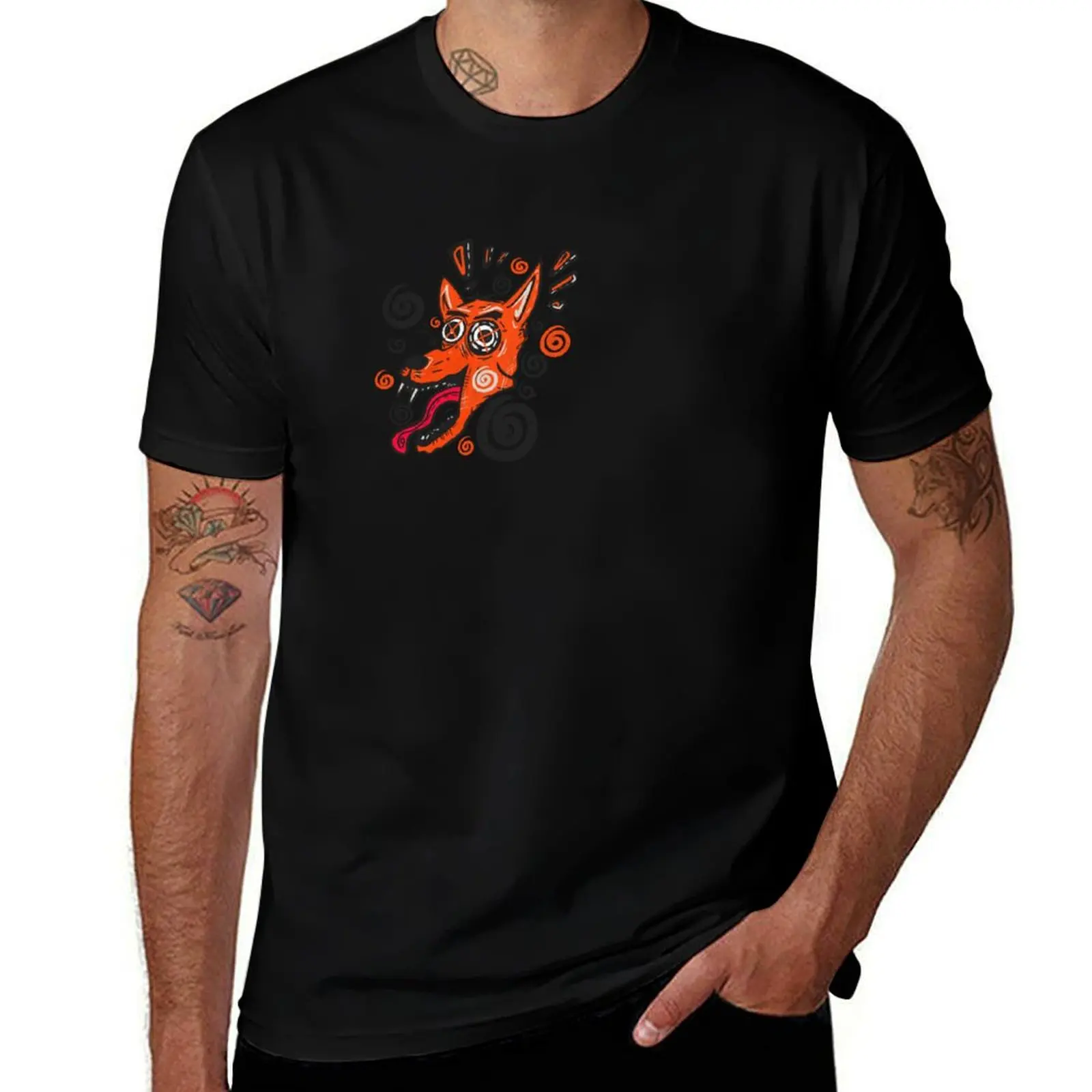

[ATREYUS WORK] DEMON DOG [NO TARGET CREATURES] T-Shirt Odor Resistant Short Sleeve Top