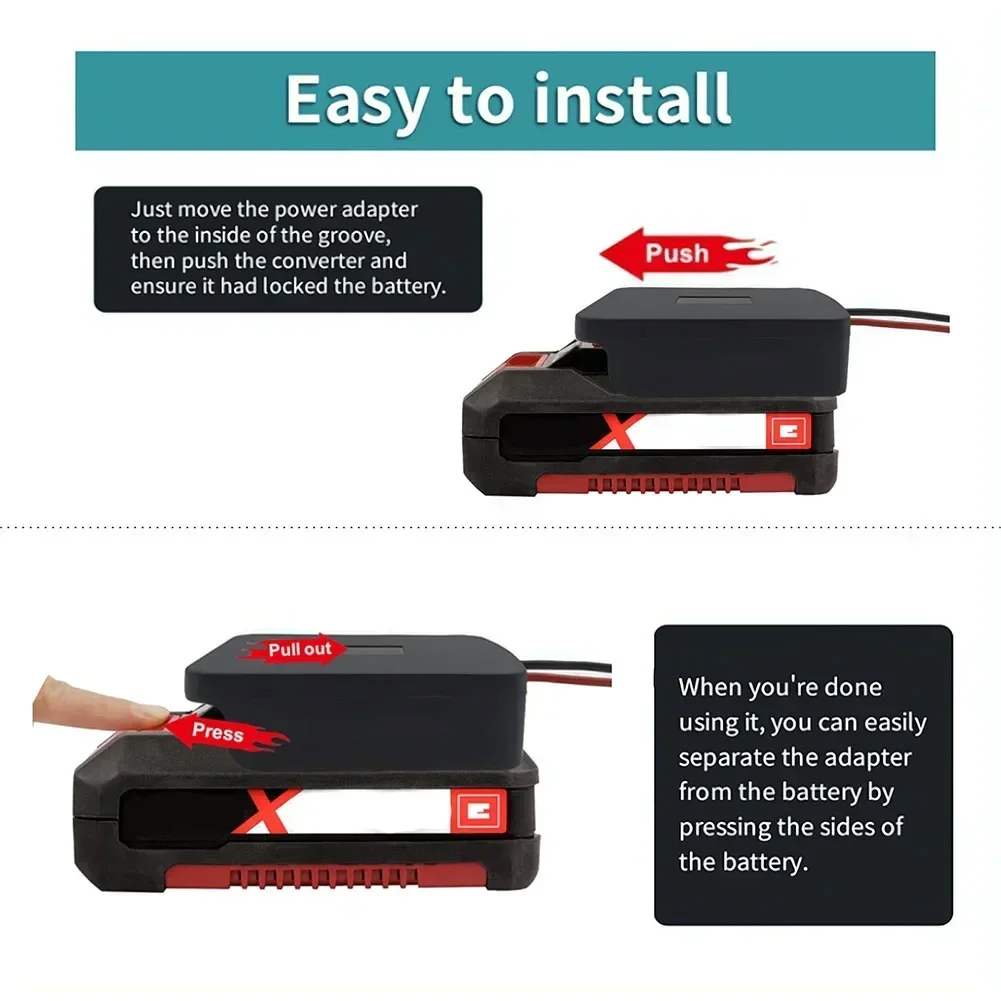 1 قطعة كابل البطارية موصل الناتج قابس مهايئ DIY ل Einhell ل Ozito 18 فولت بطاريات ليثيوم أيون أداة بطاريات