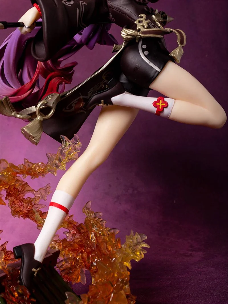 Genshin Impact Hu Tao Anime Figures Game Peripheral Two-dimensional Beauty Girl Statue Action Figure Collection Model Toy Decor