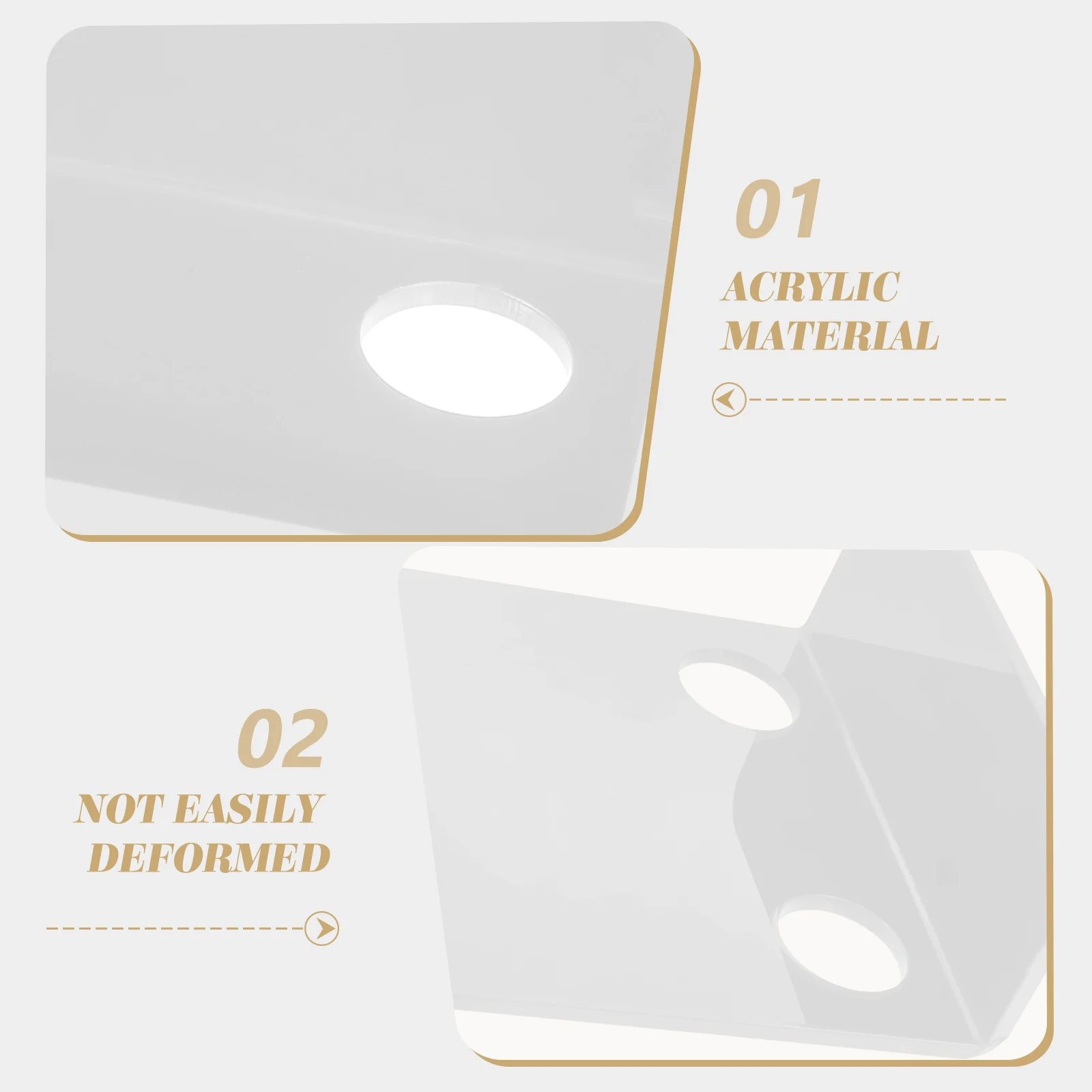 

3 шт., настенное крепление для радионяни, маленькая плавающая акриловая полка, стеллаж для хранения для камеры безопасности, динамик, держатель маршрутизатора