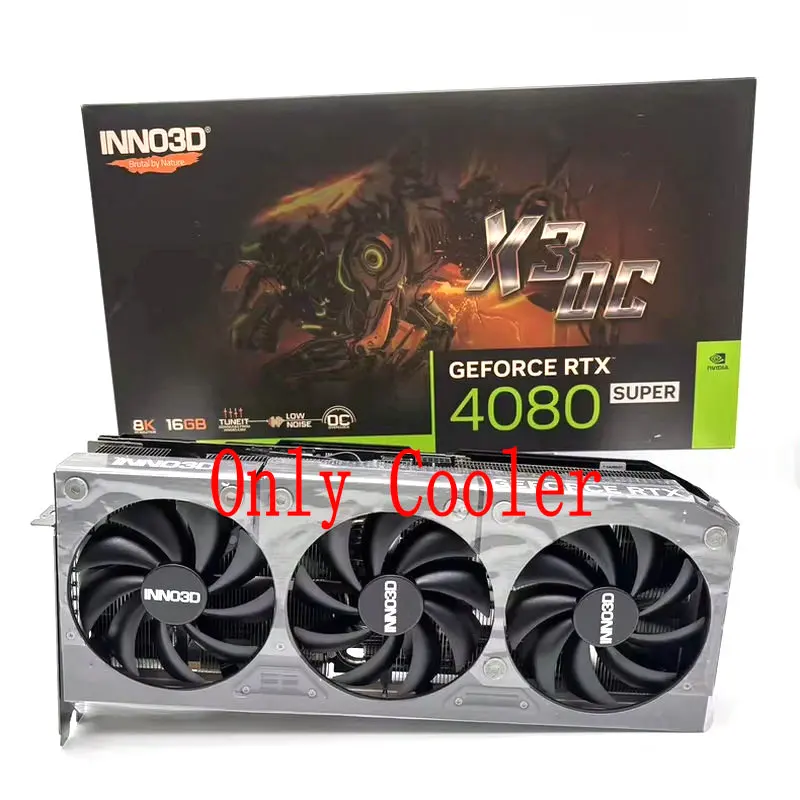 

Оригинальный радиатор-охладитель для видеокарты INNO3D RTX4080 Super X3