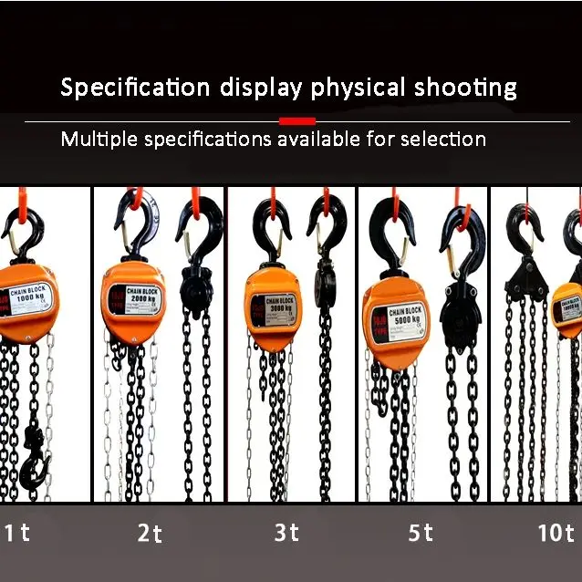 

Chain Hoist Triangle Manual Operated Crane 1/2/3Ton Hand Hoist For Lifting Upgraded Chain Block