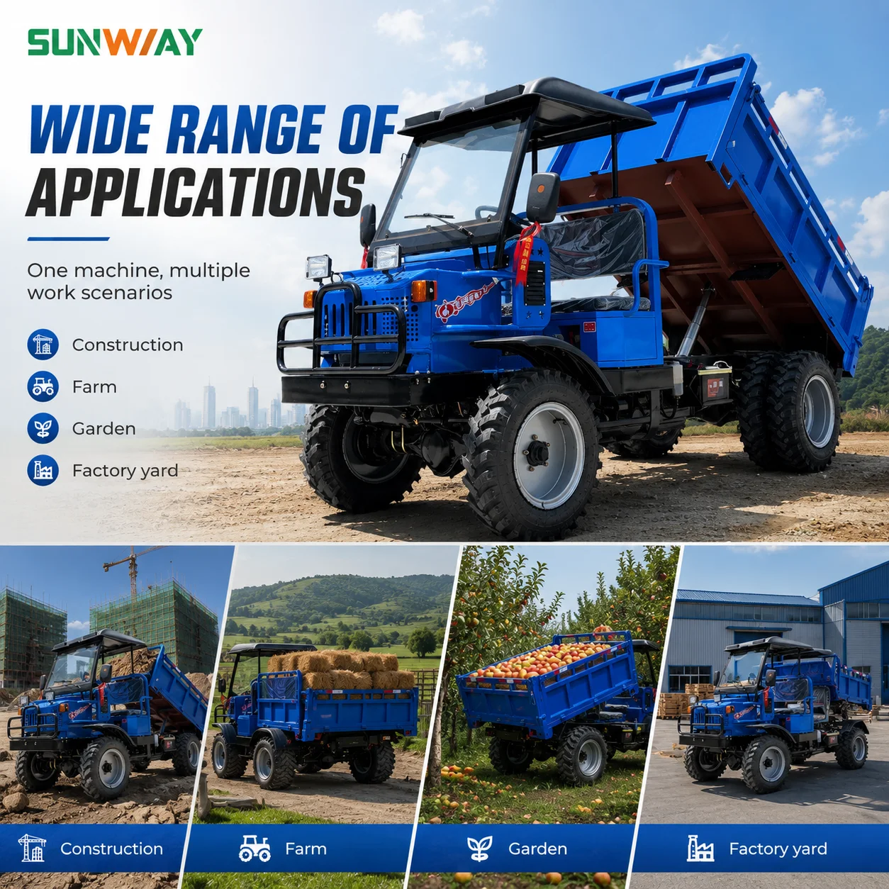 Reliable Farm Work UTV Simple  - Farming Is Part Of Agriculture 评论和价格