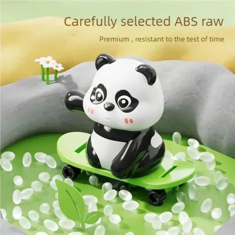 Mooi Panda Sports Ornament, Skateboarding Jump Rope Creatief ornament, vakantiegeschenk voor kinderen en volwassenen F19F