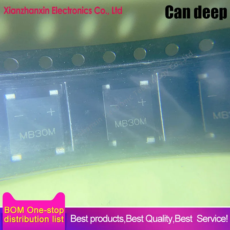 50 шт./партия, патч-выпрямитель MB30M SOP4