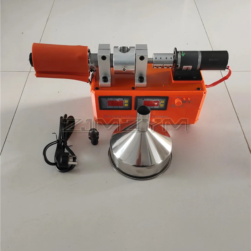 Desktop Single Screw Plastic Extruder Single Screw Extruder Machine Printing Filament Maker 3D Consumables Extruder 220V 600W