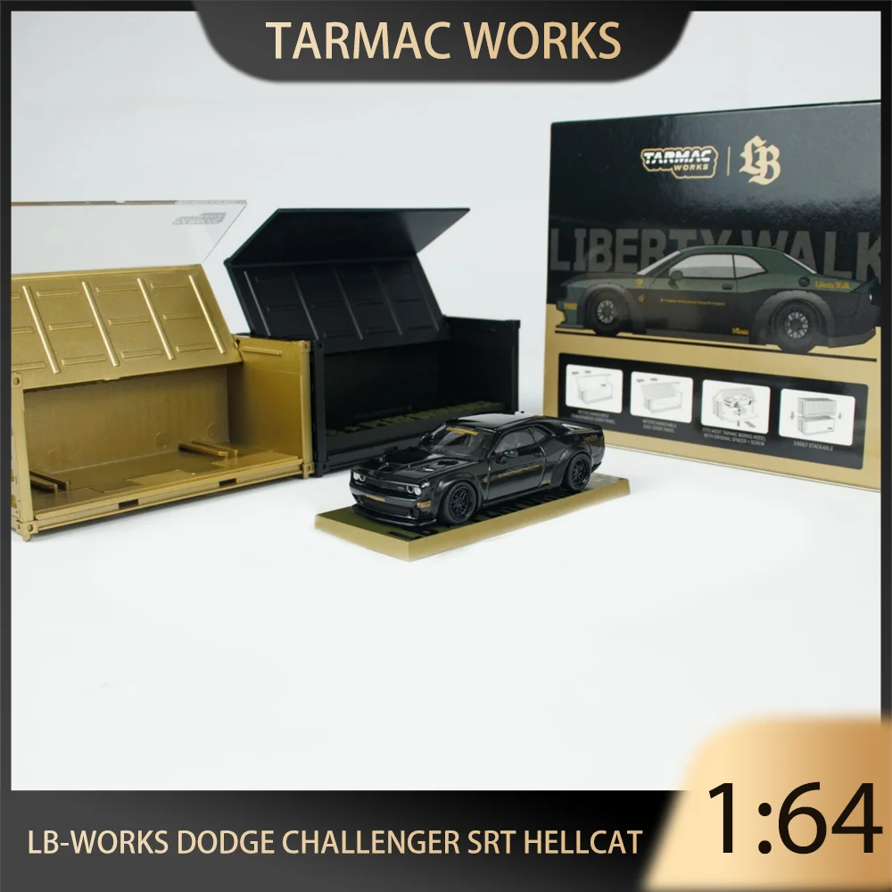 

Tarmac Works TW 1:64 Dodge Challenger SRT Hellcat Premium Diecast Vehicle Model Toys Collectible Display Piece