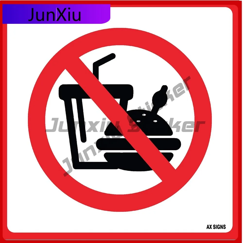 

No Food or Drinks Unique Car Walls Window Truck Walls Vinyl Truck Decoration Unique Funny Aesthetic Funny Retro Cool