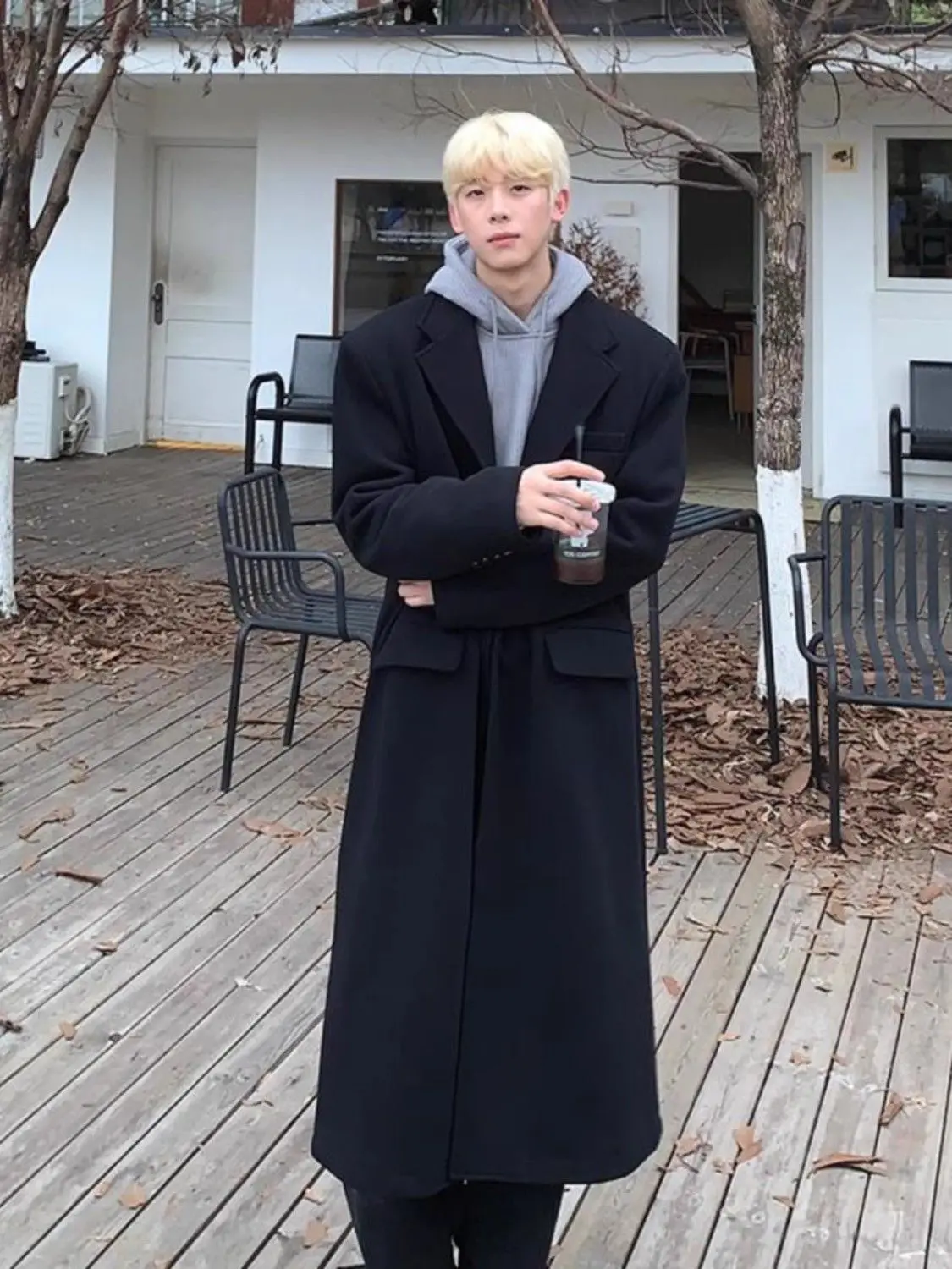 

Wool Blend Coat Yellow Mans Oversized Large Big Huge Enormous Giant Massive Immense Tremendous Colossal Mammoth Monstrous Warmer