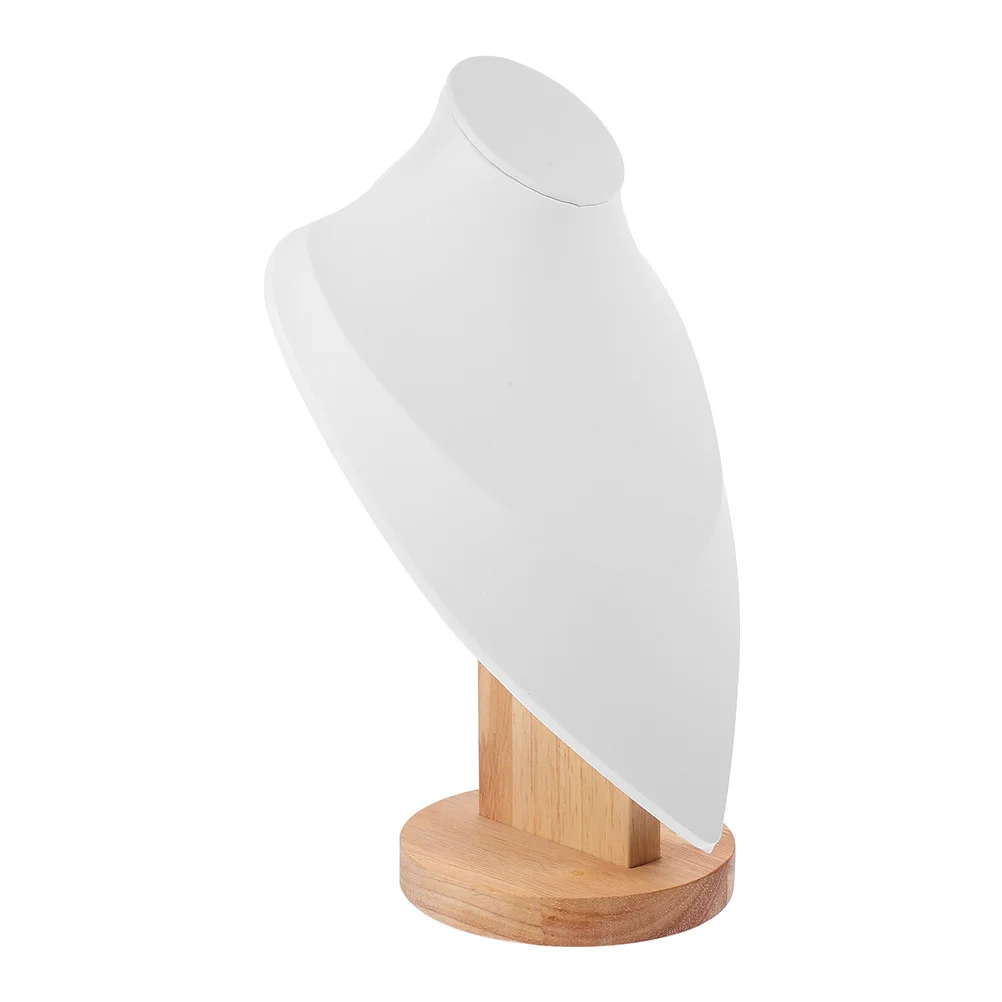 

Necklace Mannequin for Jewelry Elegant Display Bust Holder with Hanging Design for Organized Retail Store Home Office Jewelry