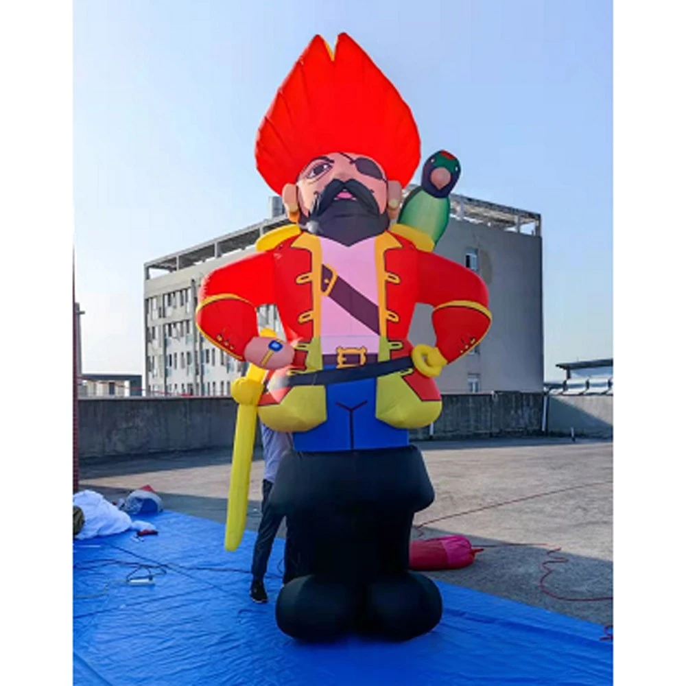 Inflatable Best Pirate Oxford Custom Advertising Giant Inflatable  Cartoon Character Model For Sale