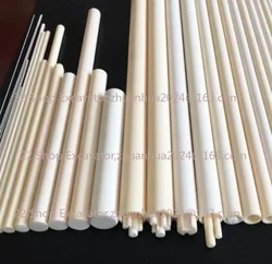 Alumina ceramic tube Hollow insulating rod Thermocouple protection tube 100mm