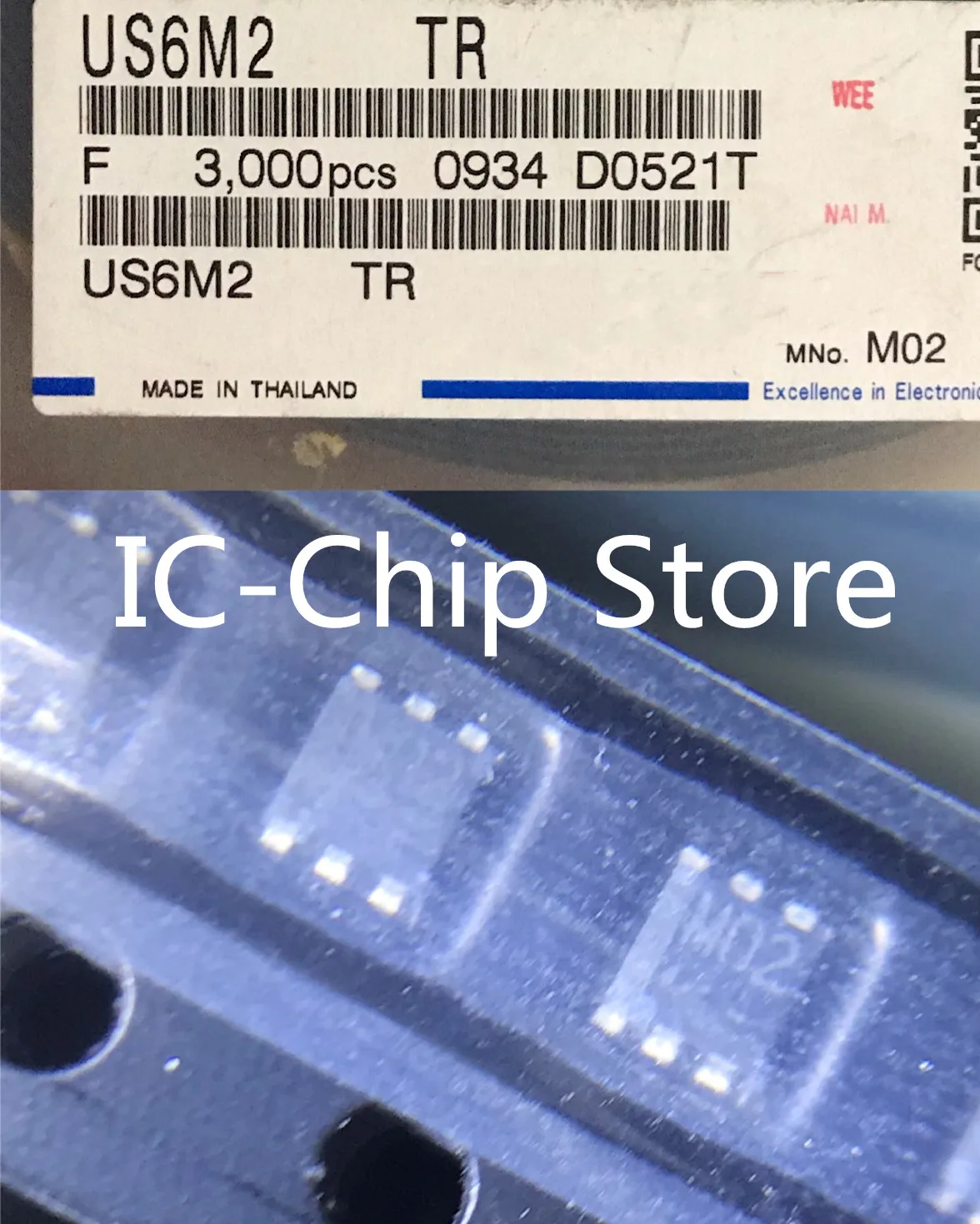 20PCS~500PCS/LOT  US6M2TR  US6M2   M02  SOT-363   New original