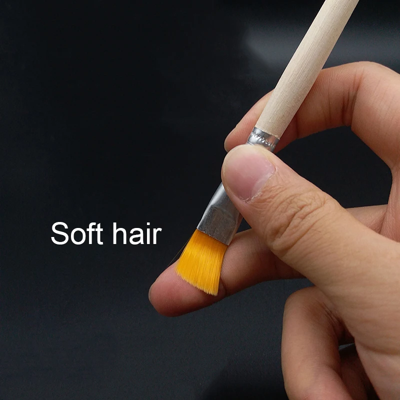 SAYTL Soft hair hard hair small brush laptop keyboard brush clean screen crevice dust cleaning BGA Solder Flux Paste brush