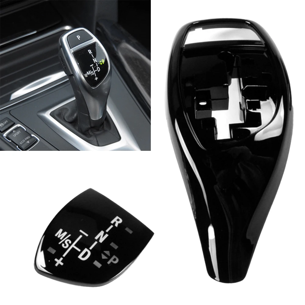 Gear Shift Knob Plastic High Quality Professional Replacement Accessories For 2 Series F22 F23 2014 2018 Glossy Black