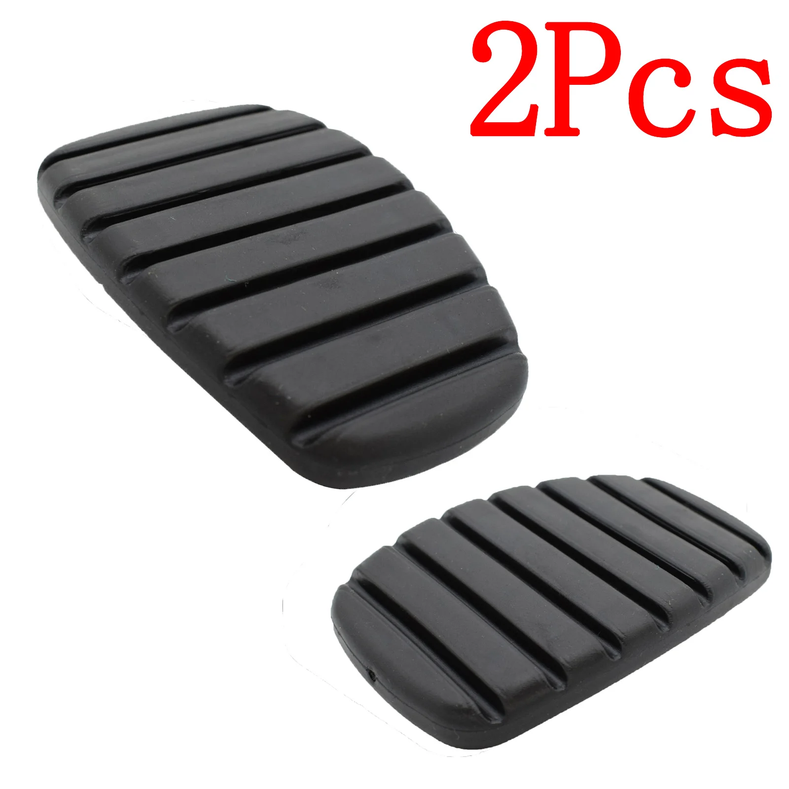 2PCS Car Clutch Brake Pedal Rubber Pad Cover For Renault Megane Laguna Clio Kangoo Scenic Espace Modus Trafic Twingo Vel Satis