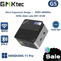 GMKtec G5 N97 mini pc Intel 12th N97 Windows 11 Pro Desktop DDR5 4800MT/s M.2 2242 SATA WiFi5 BT4.2 Protable diy gaming computer