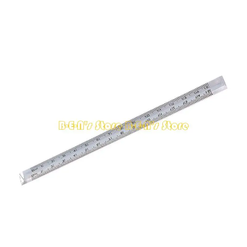 Y1AD Drawing Measuring Tools Students Stationery 15cm Straight Measuring Ruler