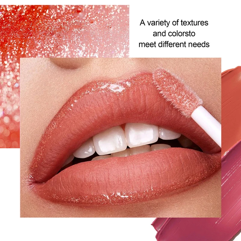 Kit di rossetti liquidi opachi in 12 colori, non appiccicosi, impermeabili, a lunga durata, cosmetici coreani per il trucco delle donne