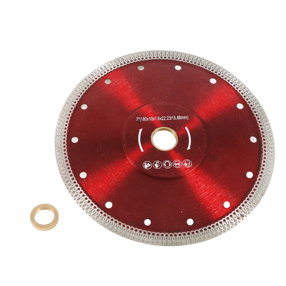 7 Inch Diamond Saw Blade 180×10×1.6mm Cutting Disc For Marble Granite Concrete Stone Masonry Cutting Tool