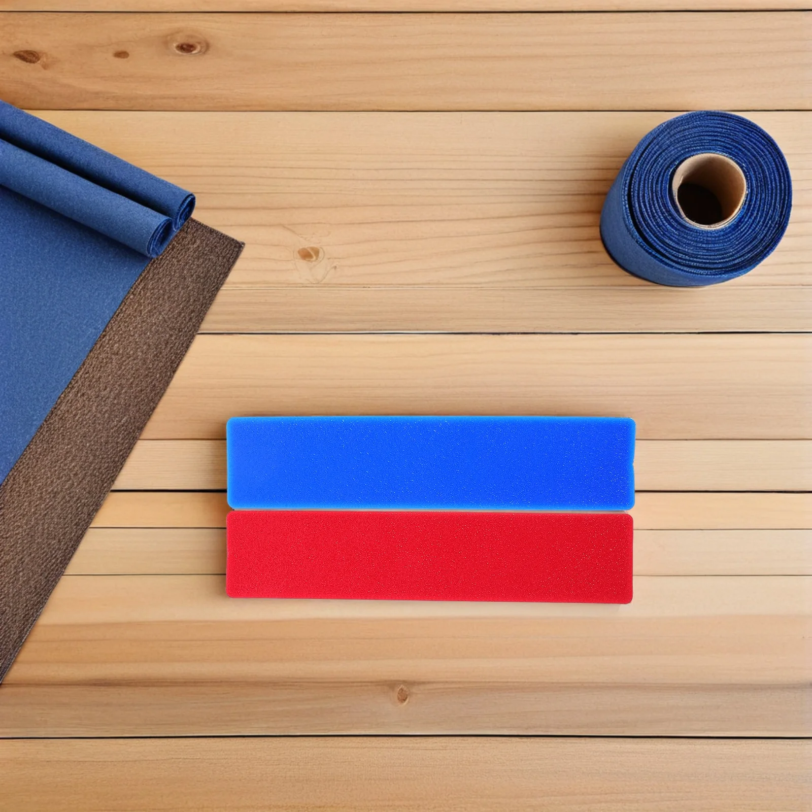 

4Pcs Tennis Ground Court Marker Line PVC Sticker Anti-Skid Bright Color High Visibility Sports Supplies for Tennis Basketball