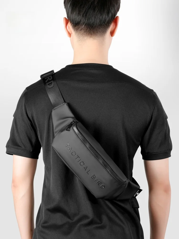 

Tactical Bird Summer Men's Crossbody Bag Single oulder Sports Work Waist Bag Waterproof Mobile Phone Bag Large Capaci