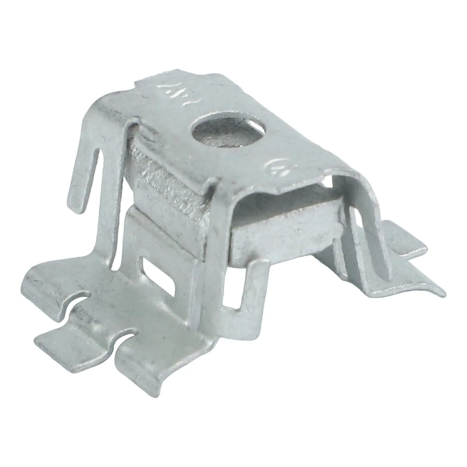 Silver Roof Console Frame Clip Car Accessory Metal Frame Clip Quick Installation OEM Specification Practical Use Silver Color