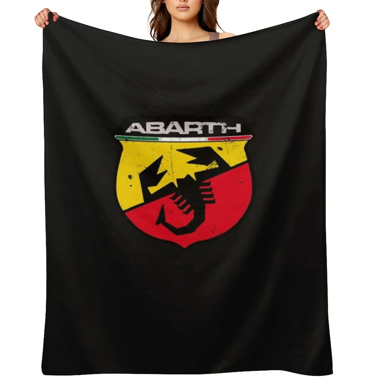 

Abarthlogo Classic T-Shirt Throw Blanket Multi-Purpose Sofas Warm Bed Fashionable Blankets