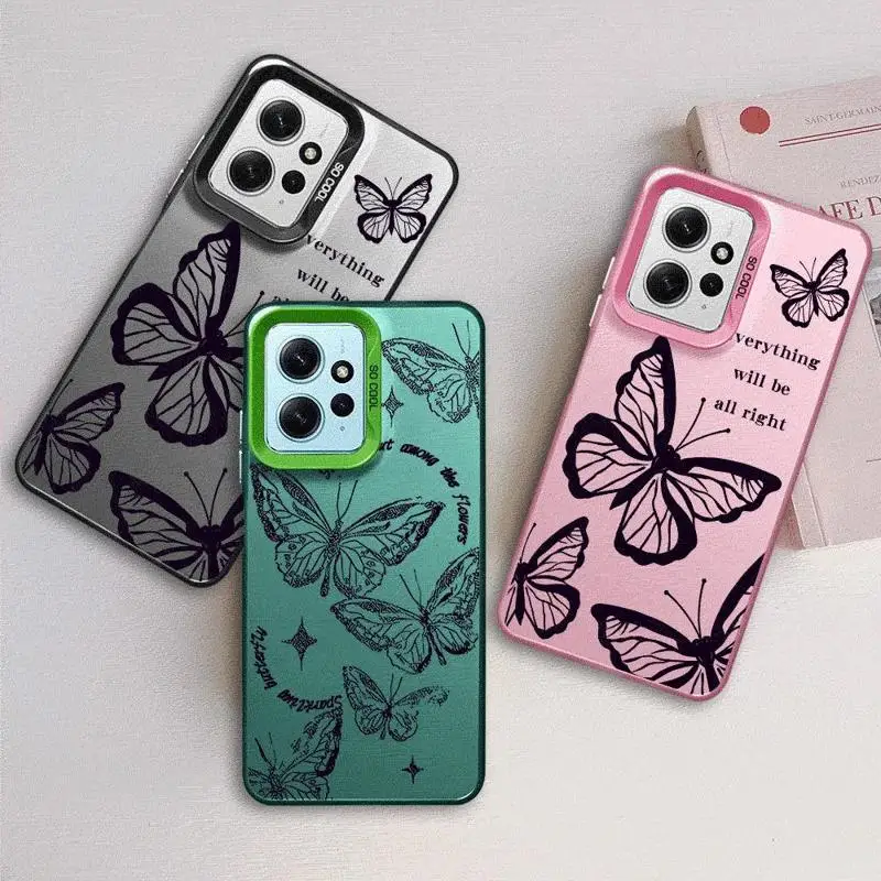 Butterfly Cool Case For Xiaoimi Poco X3 NFC X5 5G C50 C51 F4 F3 GT 11 12T 13T Pro Funda Back Phone Cover