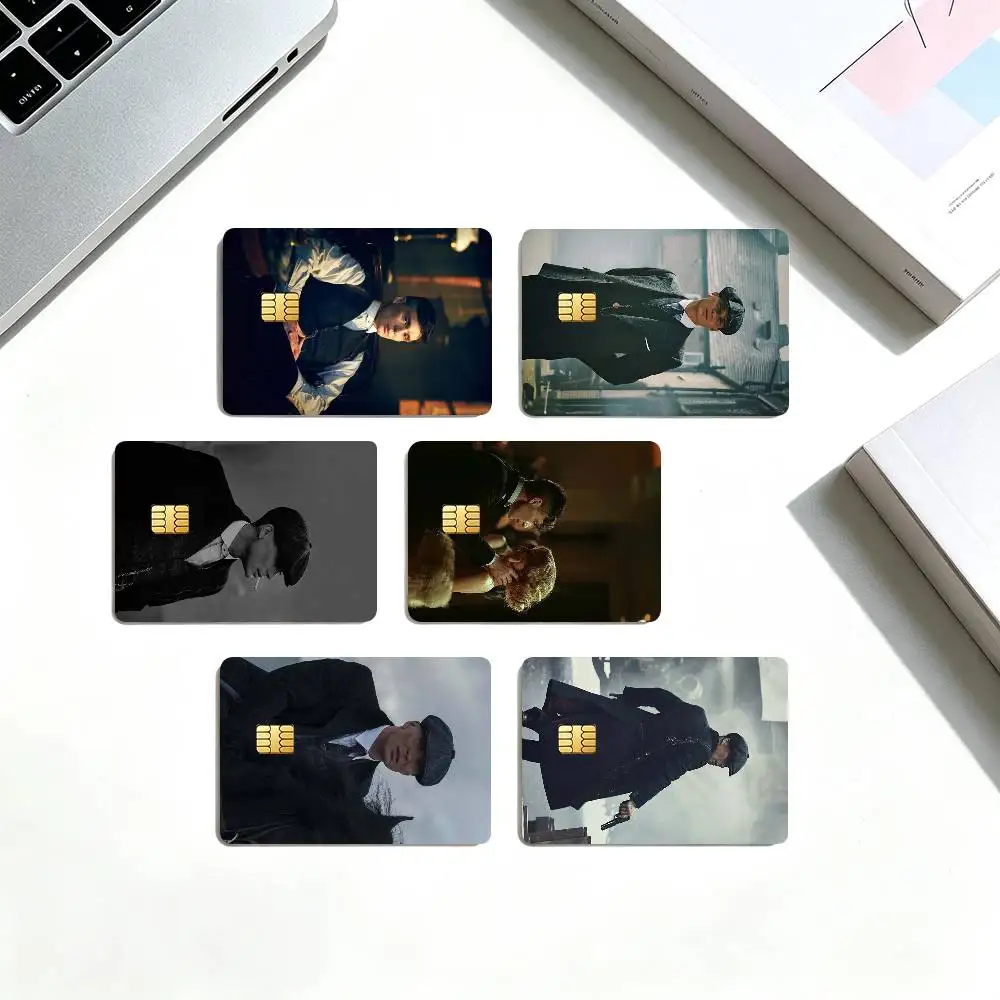 P-Peaky Blinders T-TV Show  Credit Card HD Stickers Game Card Decal Small Chip Waterproof Sticker Gift