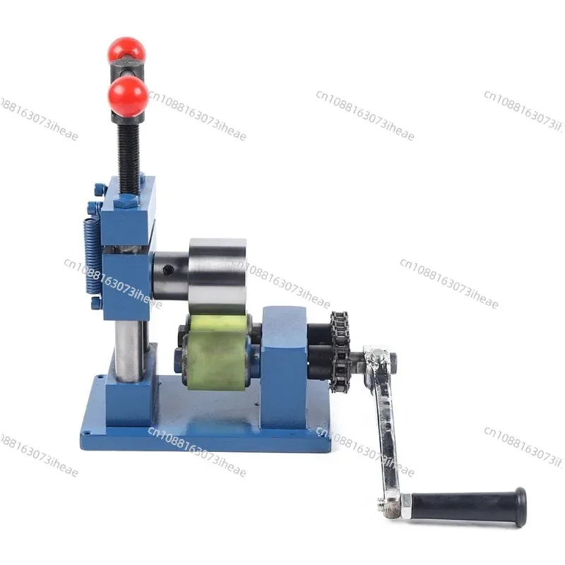 Jewelry Rolling Mill Machine, Manual Bracelet and Ring Press with Adjustable T-Bar, 45# Iron, Stable Base, Ideal for Jewelry